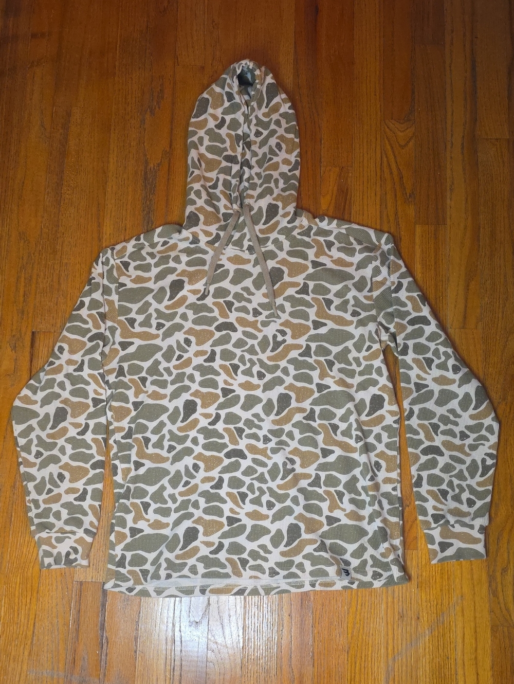 BURLEBO Camo Hoodie Shirt Size M - Picture 3 of 9